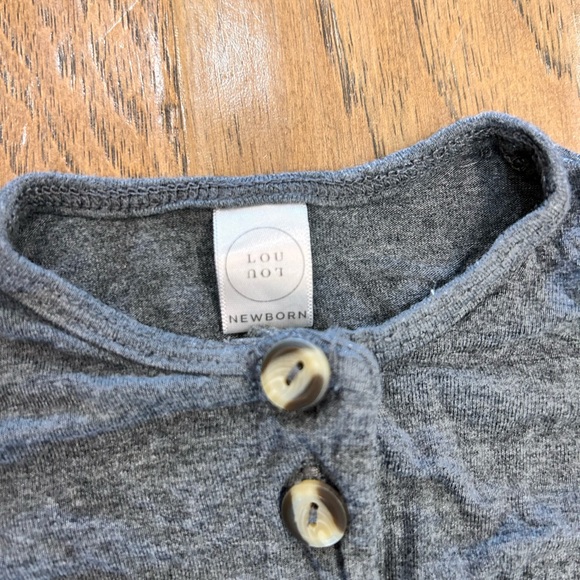 Lou Lou & Company Knotted Newborn Gown - Picture 2 of 3